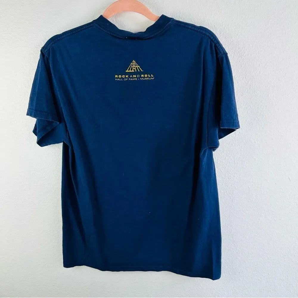 Rock And Roll Hall Of Fame‎ Museum Navy Graphic Tee Size M